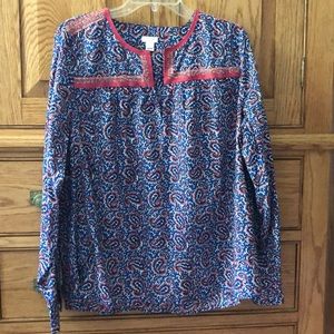 J Crew Tunic Blouse